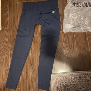 Gymshark Navy Girls' High-Waist Leggings